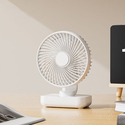 Tragbarer wiederaufladbarer USB-Schreibtischventilator mit 4 Geschwindigkeiten | Brehn