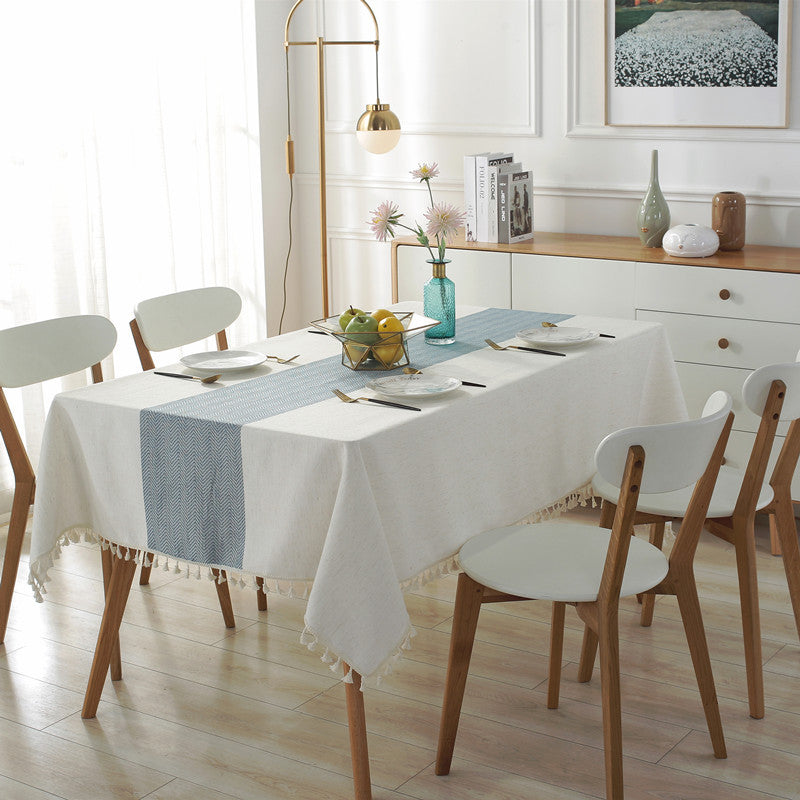 Elegante Texturierte Tischdecke