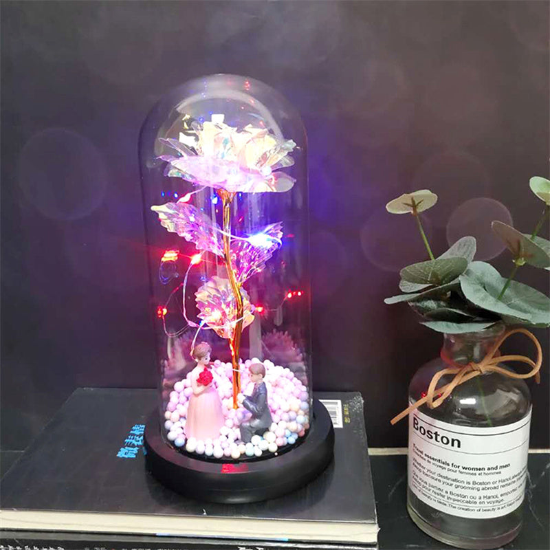 Glitzernde Rosenornamente verzaubern romantisch | Brehn