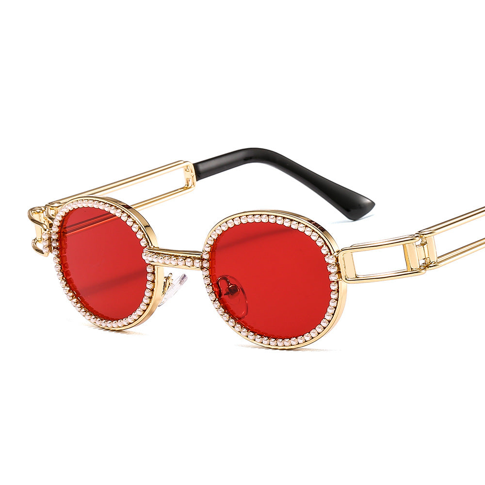 Damen modische Sonnenbrille mit glamourösem Rahmen Brehn