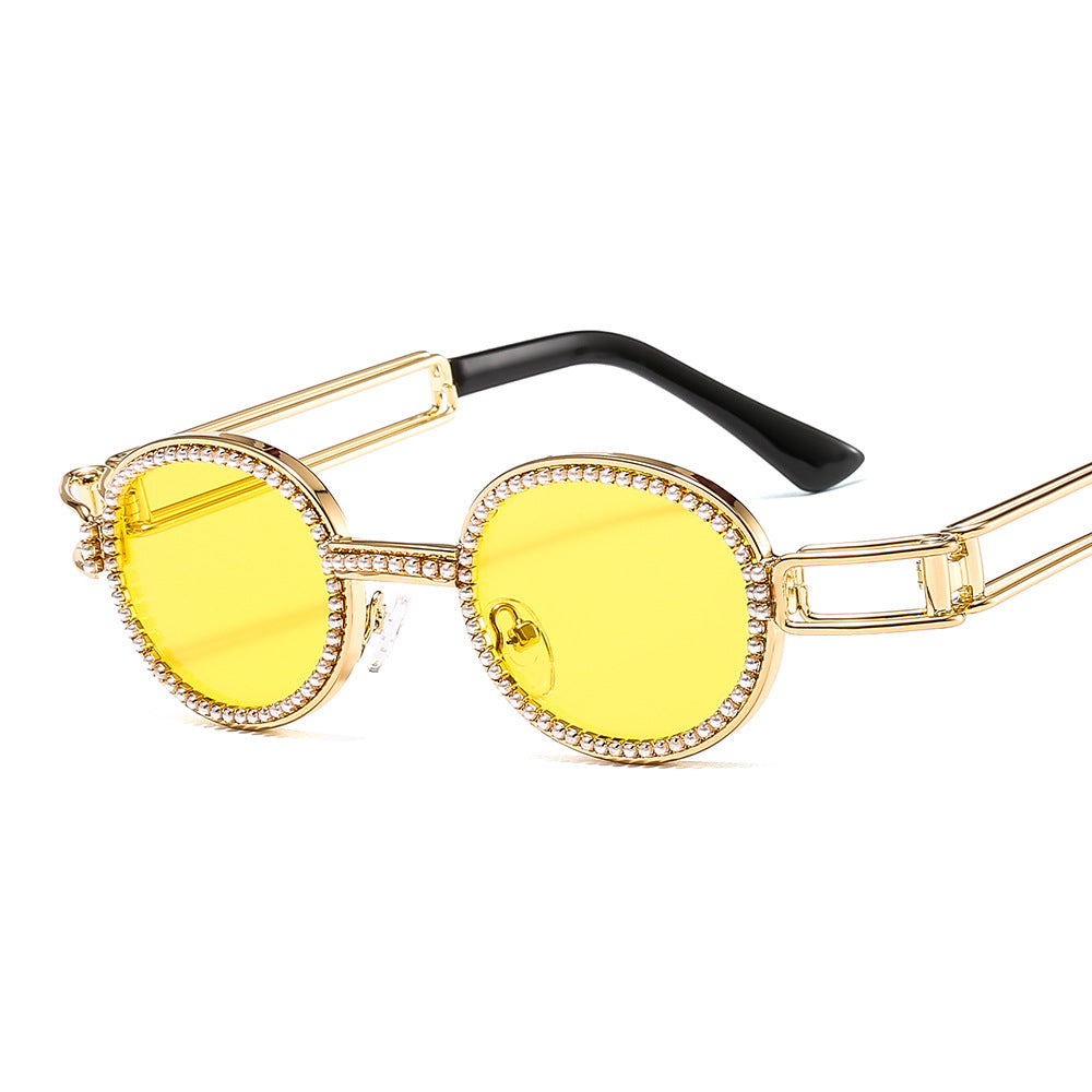 Damen modische Sonnenbrille mit glamourösem Rahmen Brehn