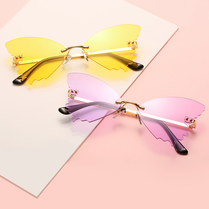 Schmetterlingsform Statement Sonnenbrille Brehn