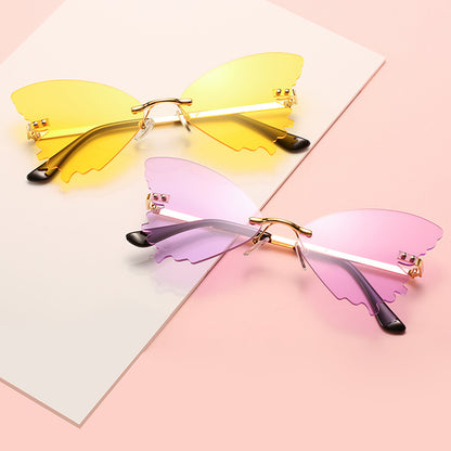 Schmetterlingsform Statement Sonnenbrille Brehn