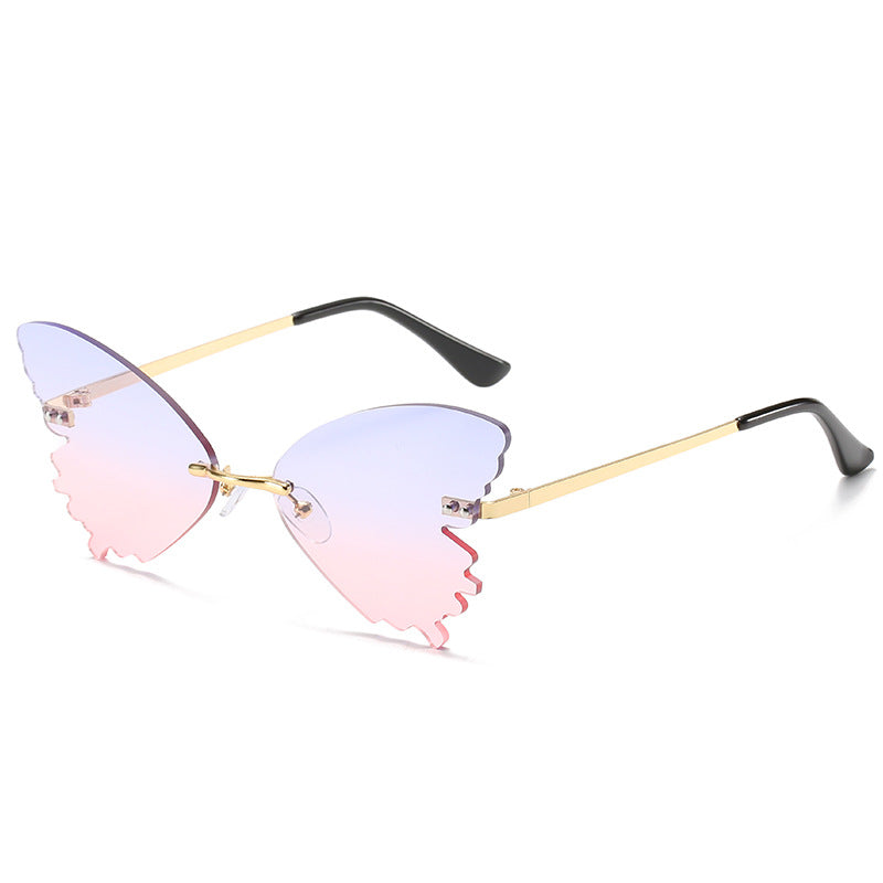 Schmetterlingsform Statement Sonnenbrille Brehn