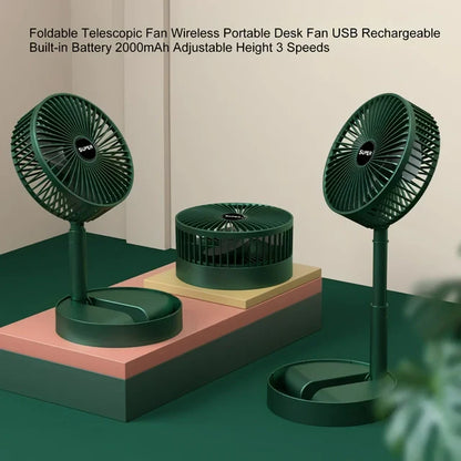 Kompakter 15 cm USB tragbarer Ventilator mit 3-Geschwindigkeitssteuerung | Brehn