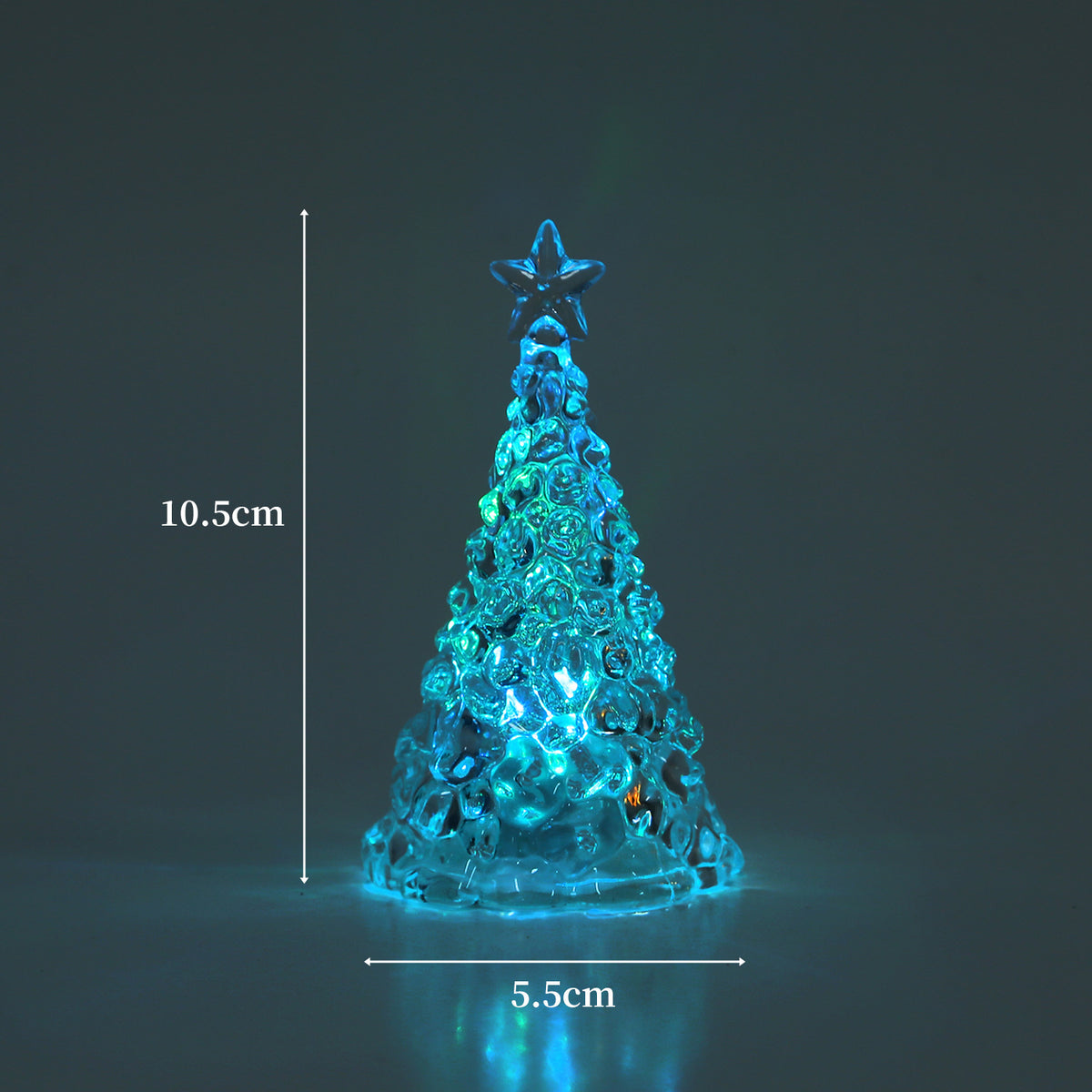 LED-Nachtlicht in Stern-Weihnachtsbaum-Form