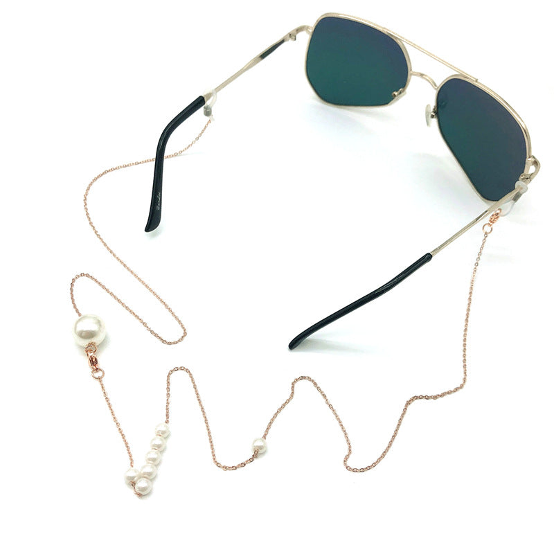 Eleganter Perlenkette Brillenhalter Brehn