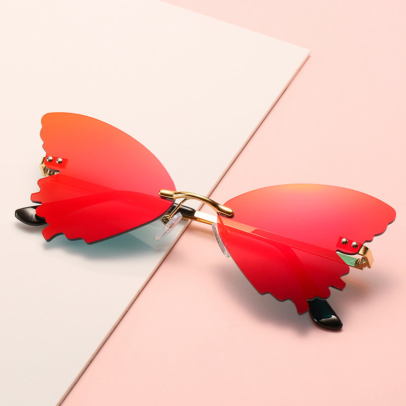 Schmetterlingsform Statement Sonnenbrille Brehn