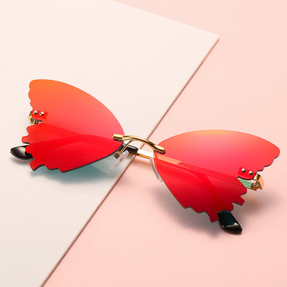 Schmetterlingsform Statement Sonnenbrille Brehn