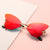 Schmetterlingsform Statement Sonnenbrille Brehn