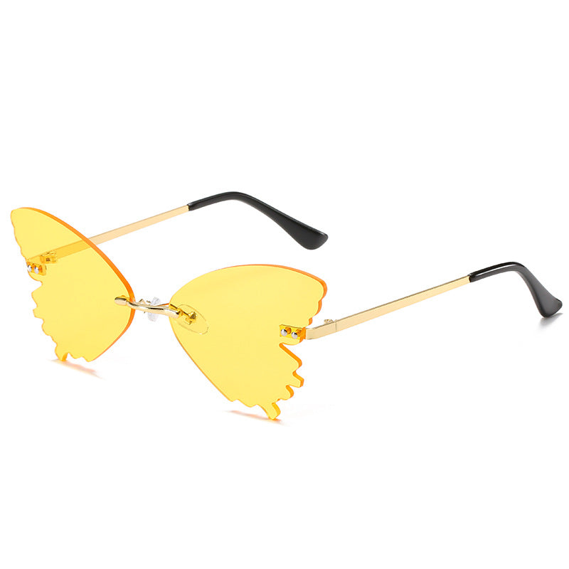 Schmetterlingsform Statement Sonnenbrille Brehn