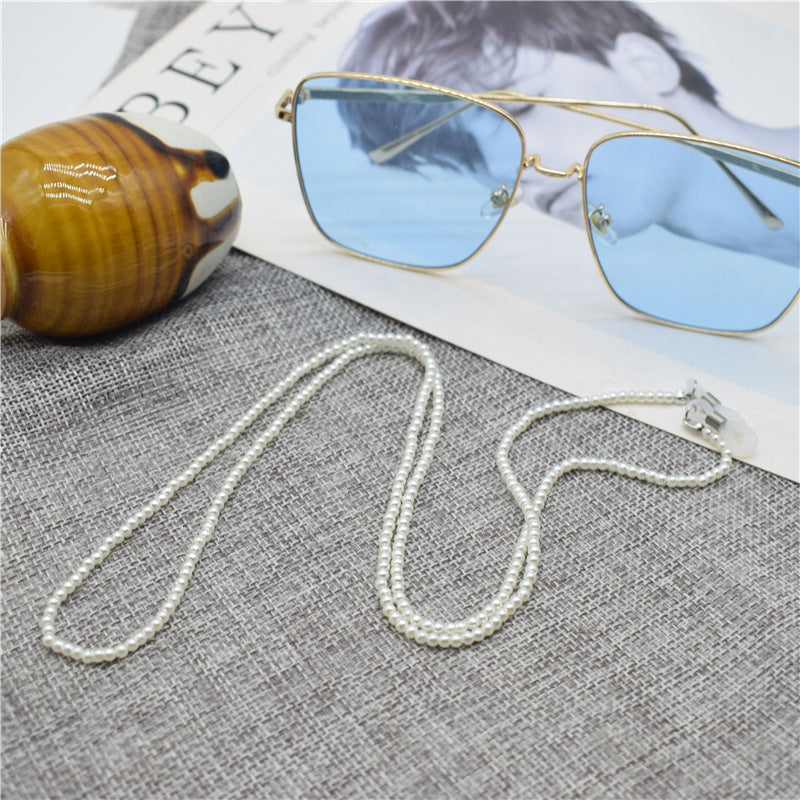 Elegante Perlen Brille Kette Brehn