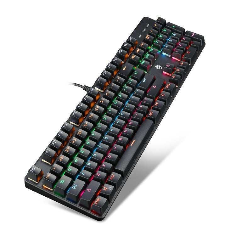 Mechanische Gaming-Tastatur mit Rgb-Beleuchtung und Programmierbaren Tasten Brehn