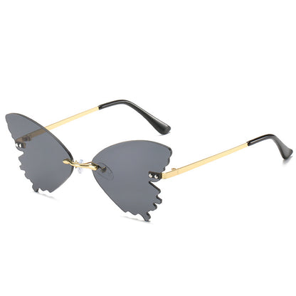 Schmetterlingsform Statement Sonnenbrille Brehn