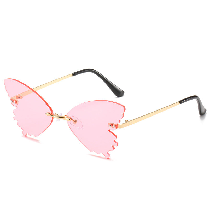 Schmetterlingsform Statement Sonnenbrille Brehn