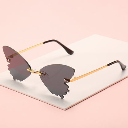 Schmetterlingsform Statement Sonnenbrille Brehn
