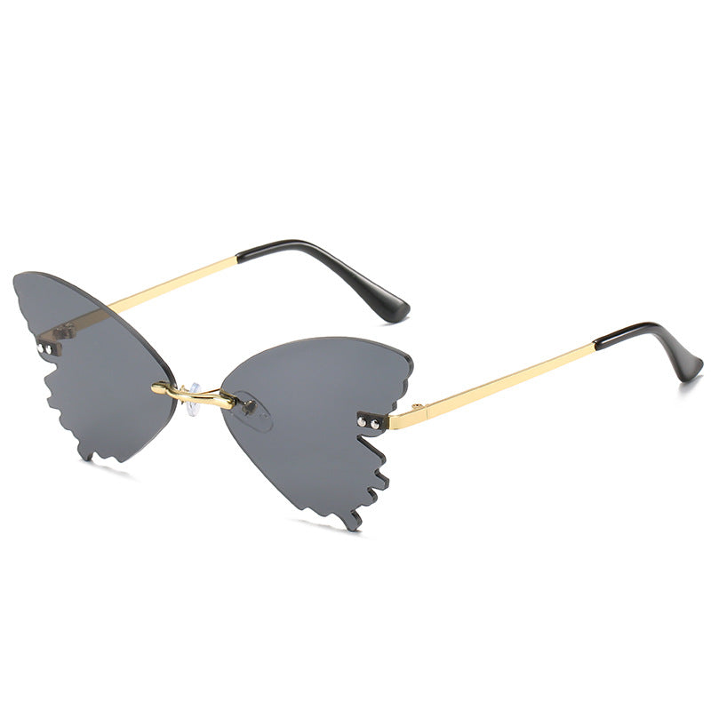 Schmetterlingsform Statement Sonnenbrille Brehn