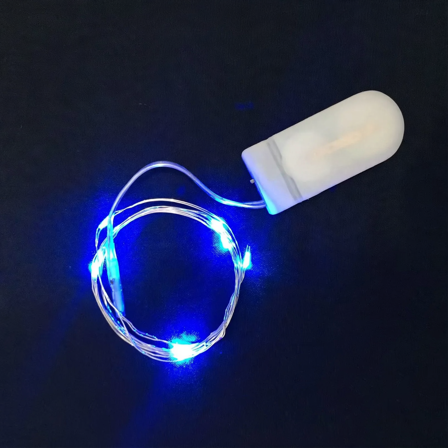 LED-Kupferdraht-Lichterkette mit Batteriebox