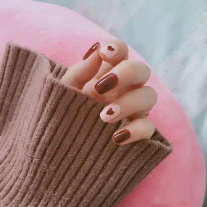 Herz-Themen Nagelkunst