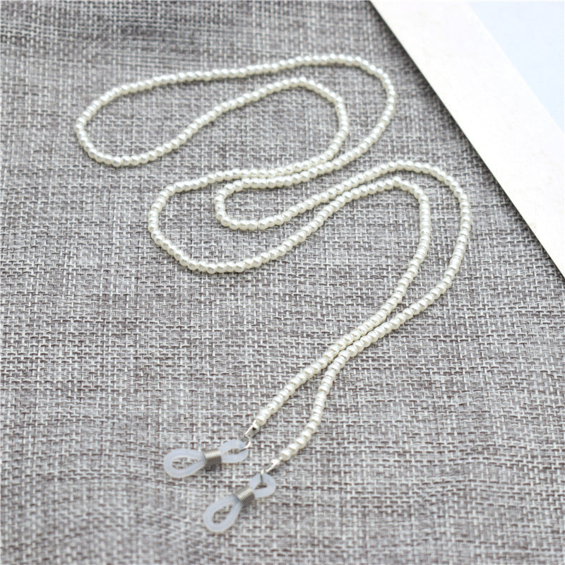 Elegante Perlen Brille Kette Brehn
