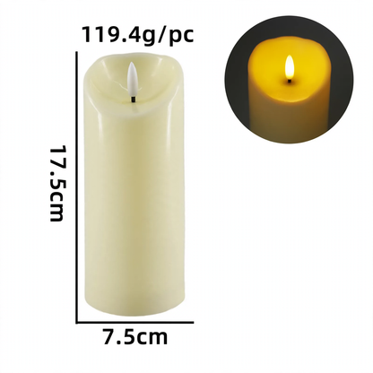 LED-Stabkerze mit Flackereffekt, PP-Kunststoff