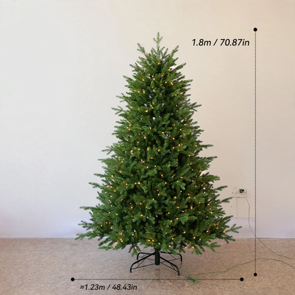 Künstlicher Weihnachtsbaum aus PE, automatisch entfaltend