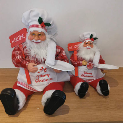Dekorative Weihnachtsmann Figurenset