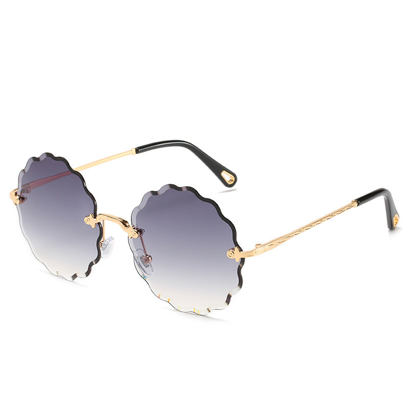 Florale-Form Rahmen Sonnenbrille Brehn