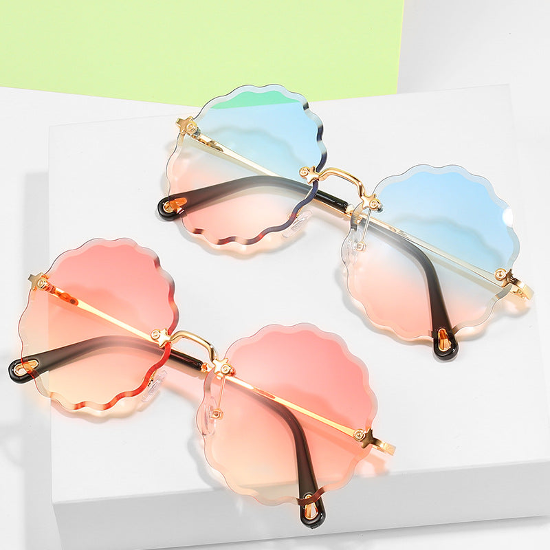 Florale-Form Rahmen Sonnenbrille Brehn