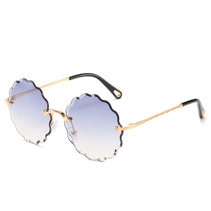 Florale-Form Rahmen Sonnenbrille Brehn