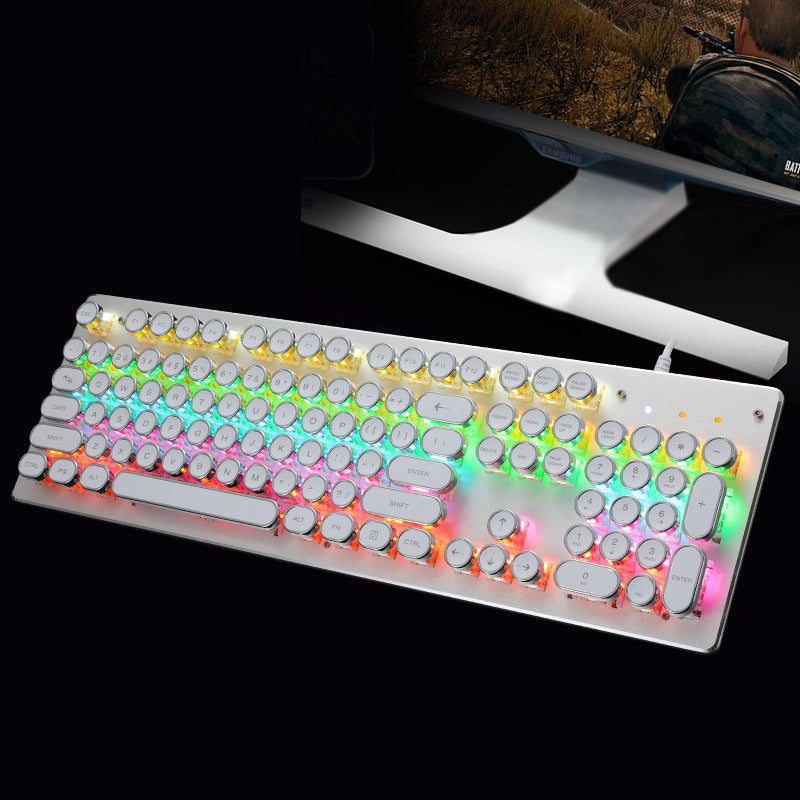 Retro-Stil Mechanische Gaming-Tastatur Brehn