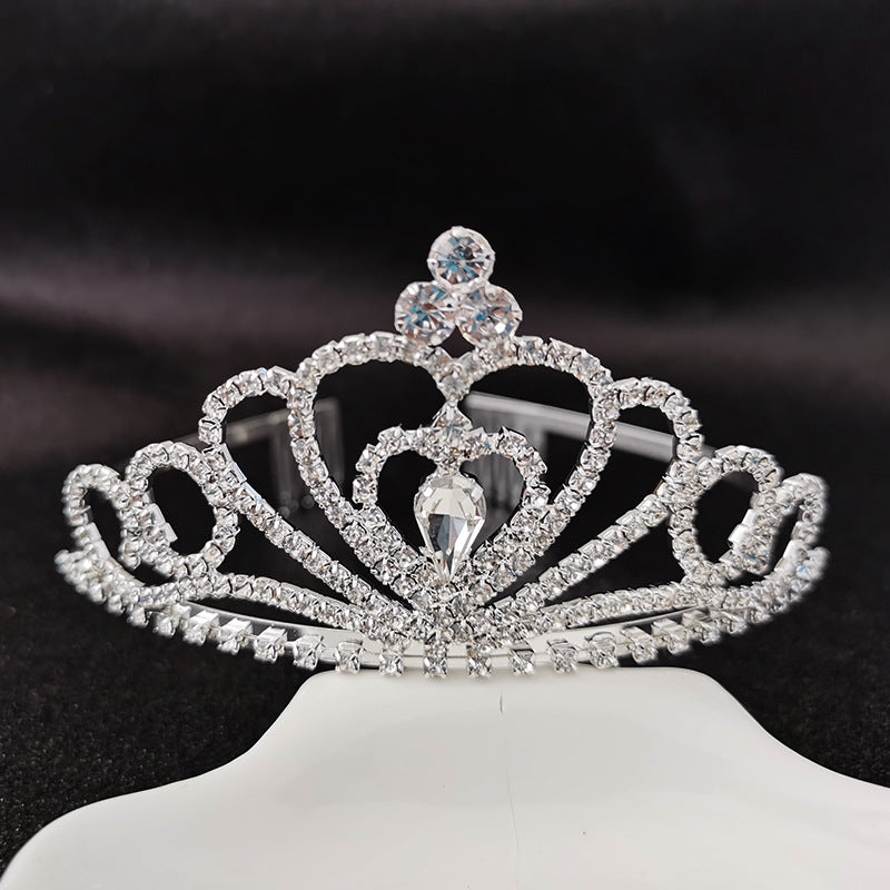 Damen Glamouröse Kristall Tiara Brehn