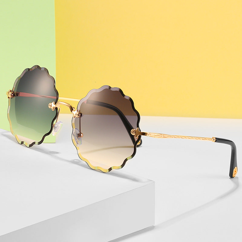 Florale-Form Rahmen Sonnenbrille Brehn