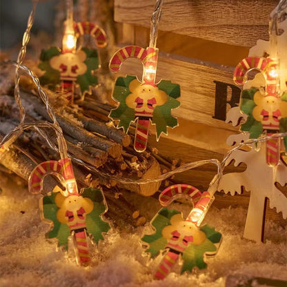 LED-Weihnachts-Lichterkette mit verschiedenen Motiven