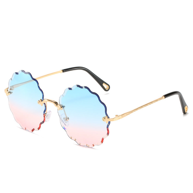 Florale-Form Rahmen Sonnenbrille Brehn
