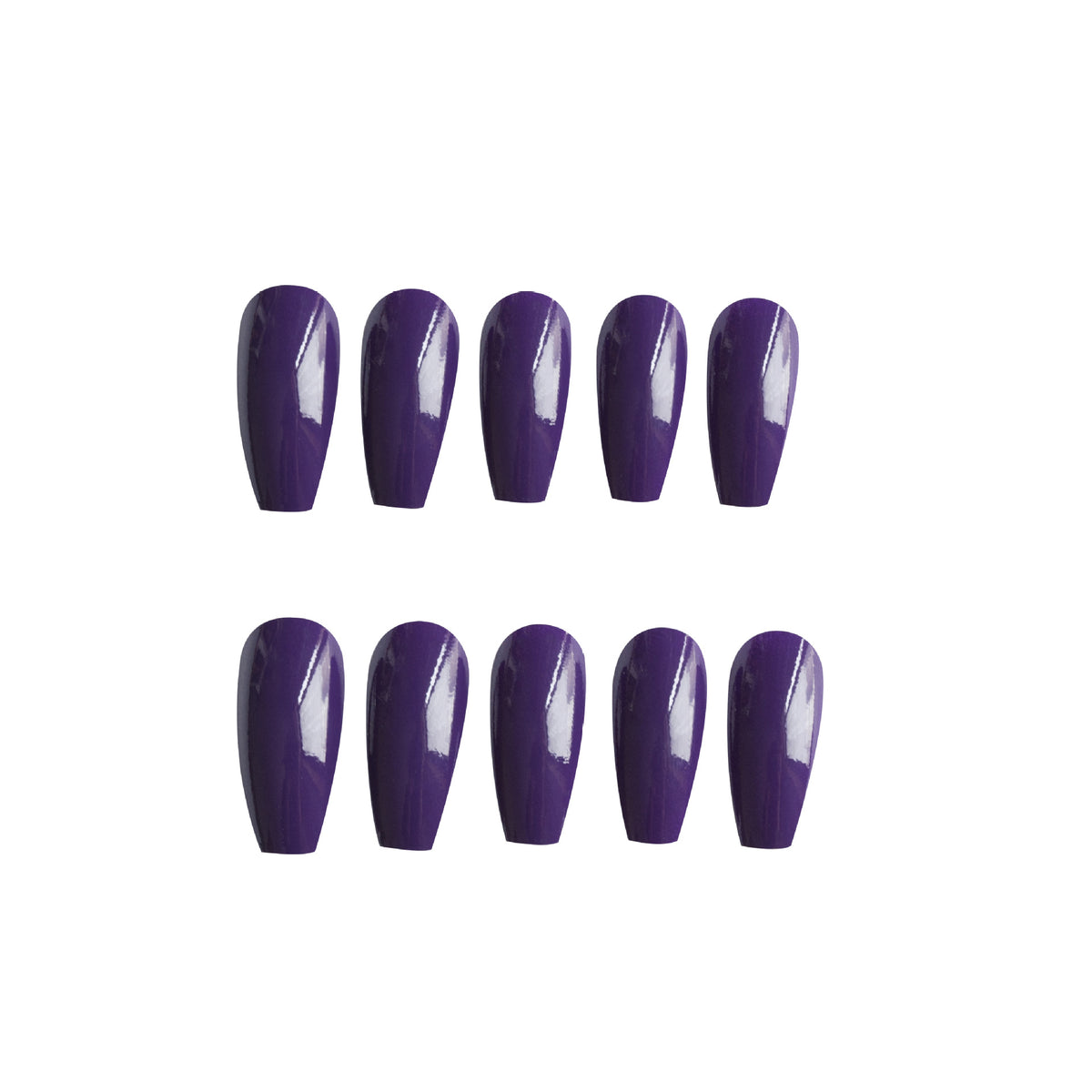 Künstliche Nagelverlängerungen mit Hochglanz-Finish Brehn