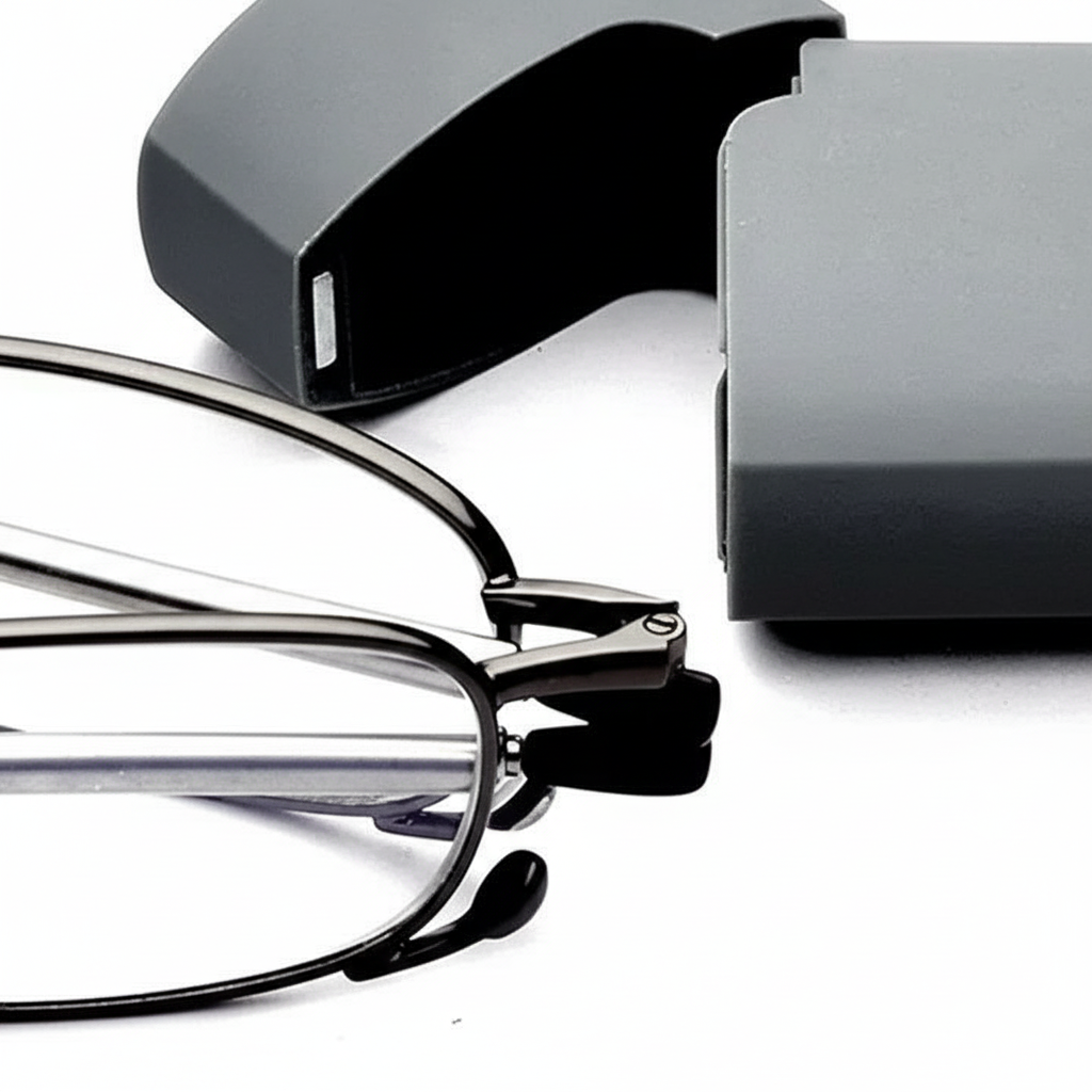 Faltbare Lesebrille – Tragbar mit Etui