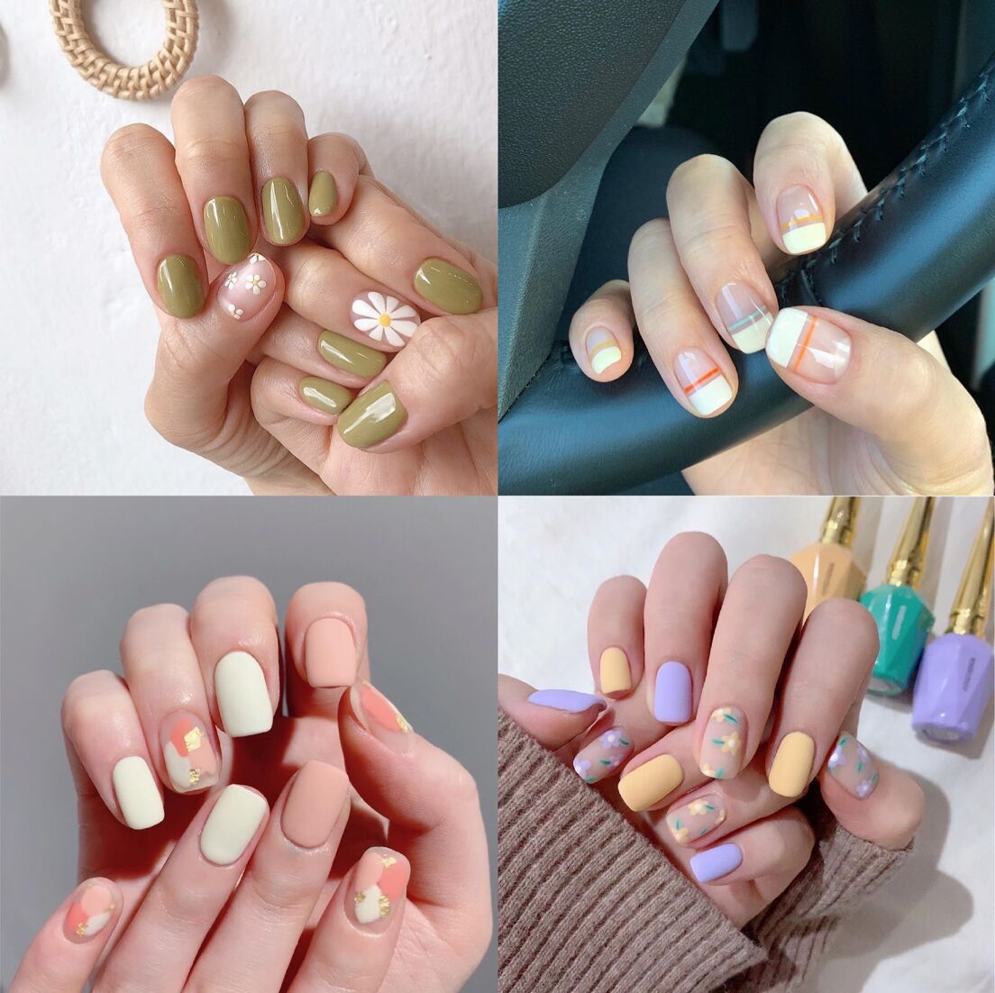 Künstliche Nagelkunst mit Sterndesign Brehn