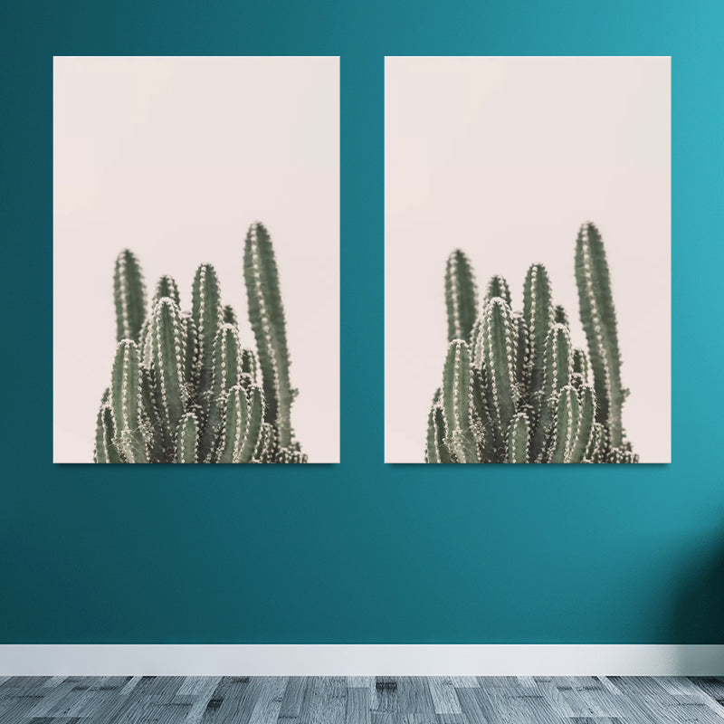 Brehn | Tropische Plant Canvas Wandkunst Zachte Kleur Multi-Piece Wanddecoratie voor de Woonkamer