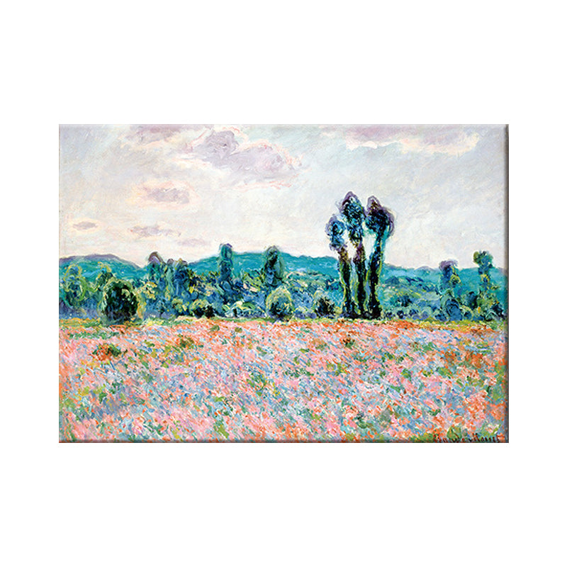 Brehn | Rosa Lente Bloesem Schilderij Wanddecoratie Textuur Canvas Wandkunst voor Woonkamer