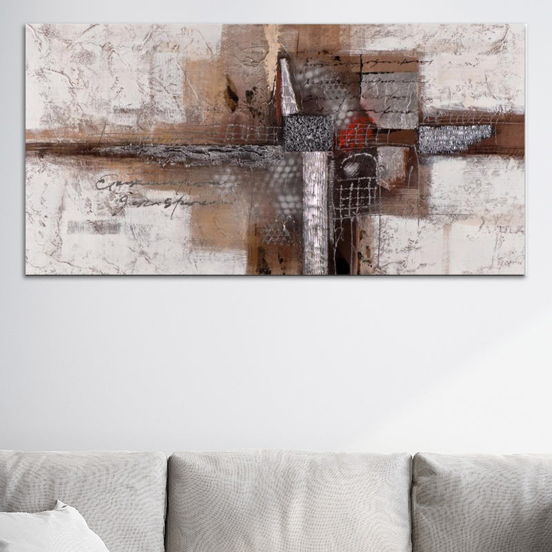 Brehn | Textured Surface Abstract Wall Art Contemporary Canvas Painting for Home Decor