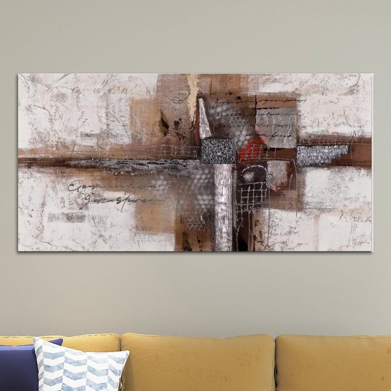 Brehn | Textured Surface Abstract Wall Art Contemporary Canvas Painting for Home Decor
