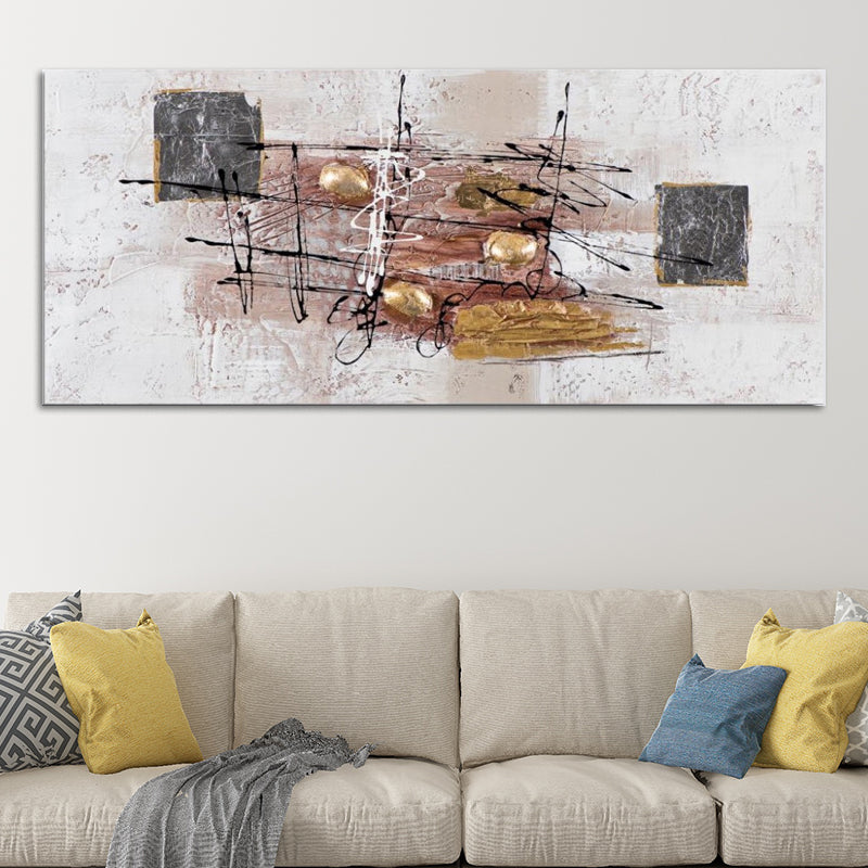 Brehn | Textured Surface Abstract Wall Art Contemporary Canvas Painting for Home Decor