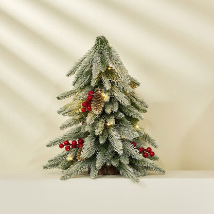Miniatur-Weihnachtsbaum mit Kunstschnee, 40 cm