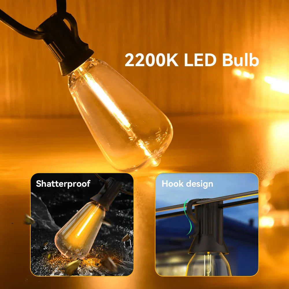 Wasserdichte LED Lichterkette - LumiGlow | Brehn