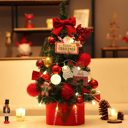 Mini-Weihnachtsbaum-Set für den Tisch, 60 cm