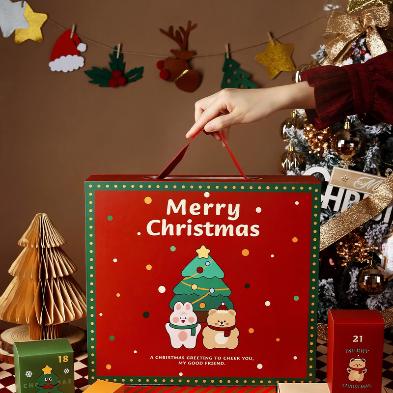Weihnachts-Countdown-Kalender-Box