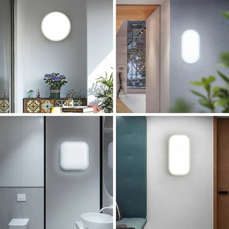 Wasserdichte LED-Feuchtigkeit Deckenleuchte – Ideal für Badezimmer, Küche und Keller | Brehn