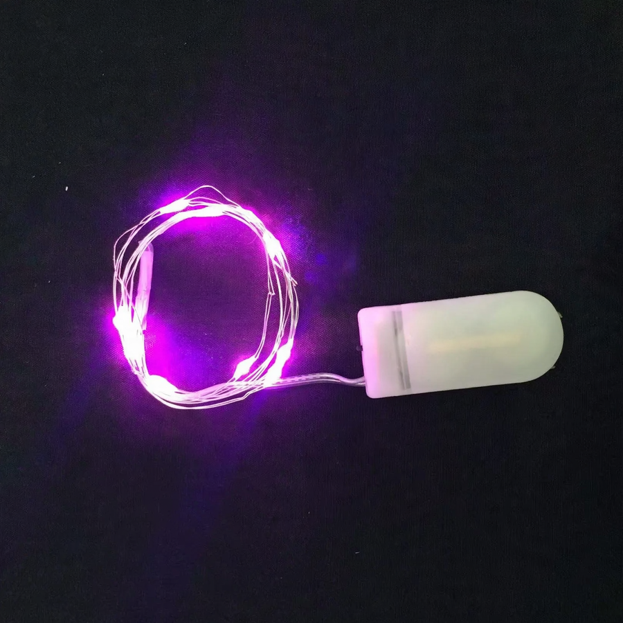 LED-Kupferdraht-Lichterkette mit Batteriebox