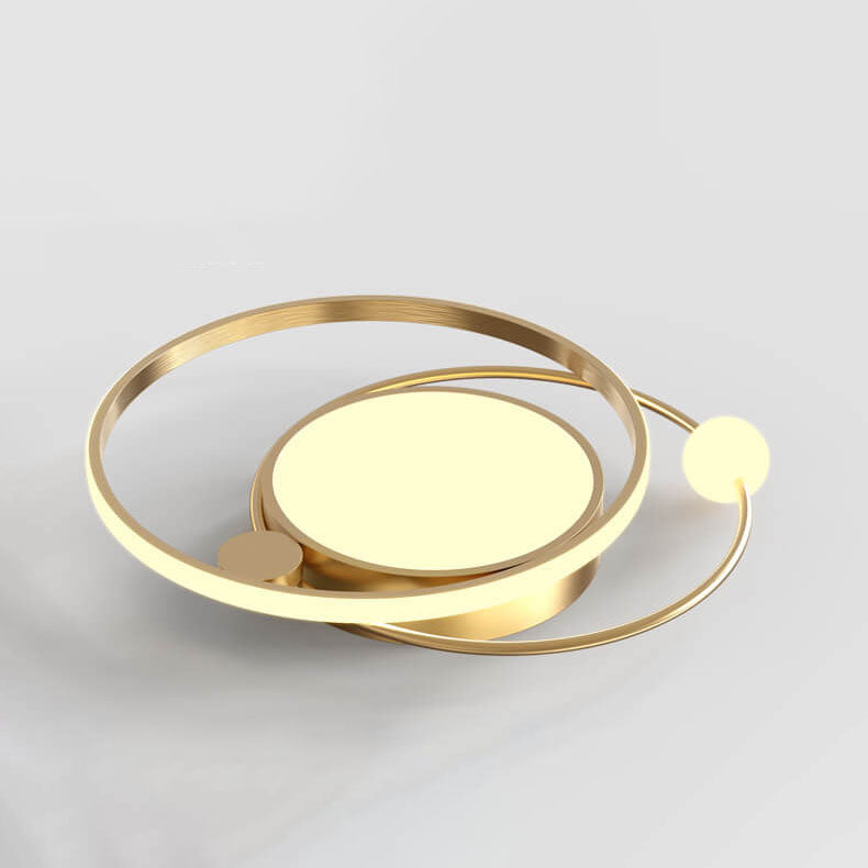 Brehn | Nordic Round Circle LED Deckenleuchte bündig montiert